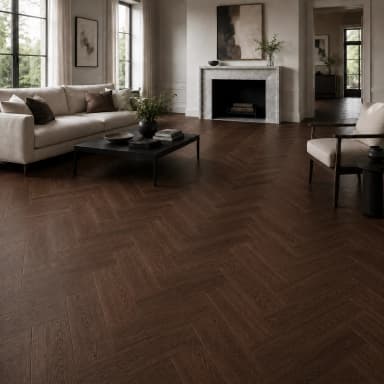 Richmond SPC Herringbone - Mahogany